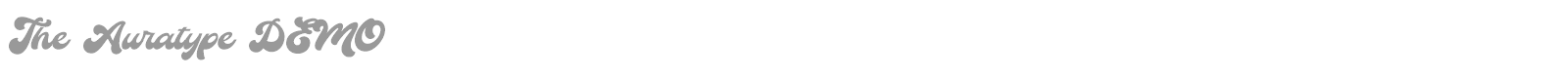 The Auratype font preview